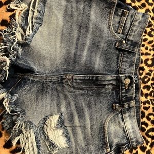 High rise shorts